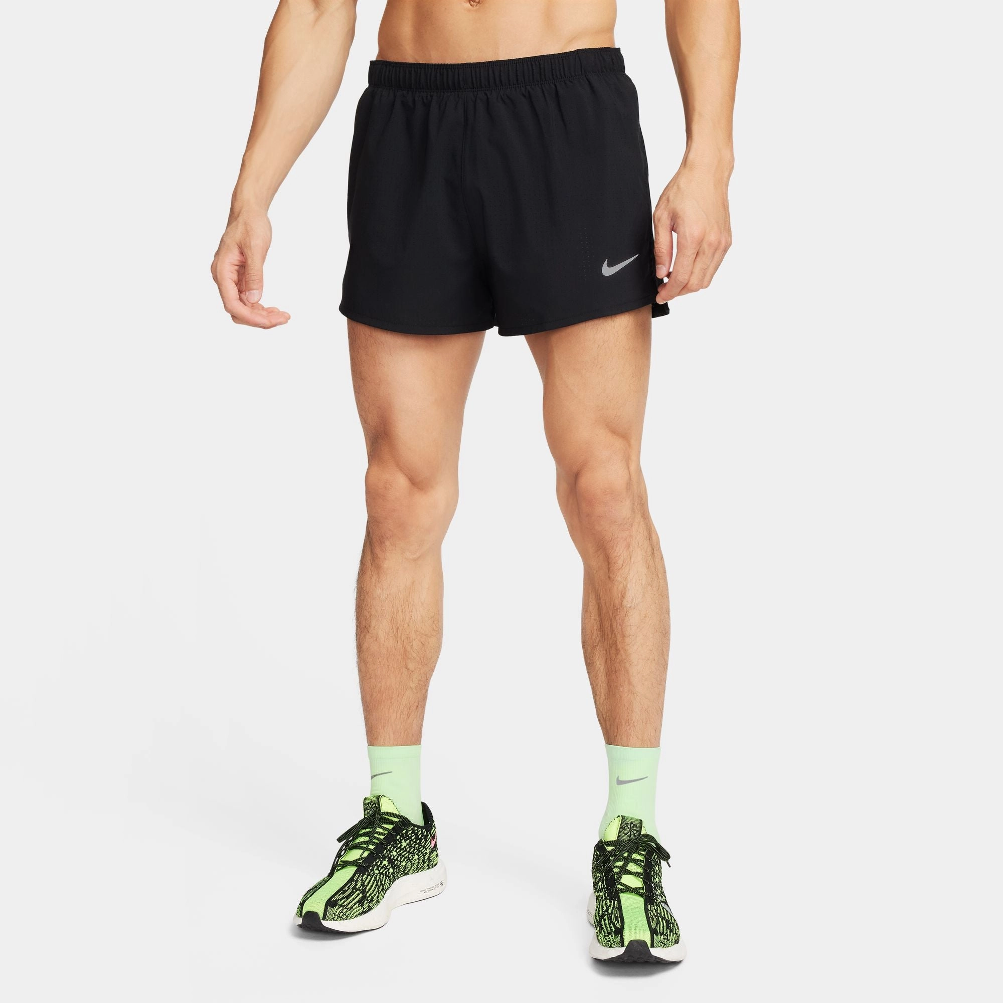 Low Profile Stitching Nike Men's Fast Dri-FIT 3" Brief-Lined Running Shorts