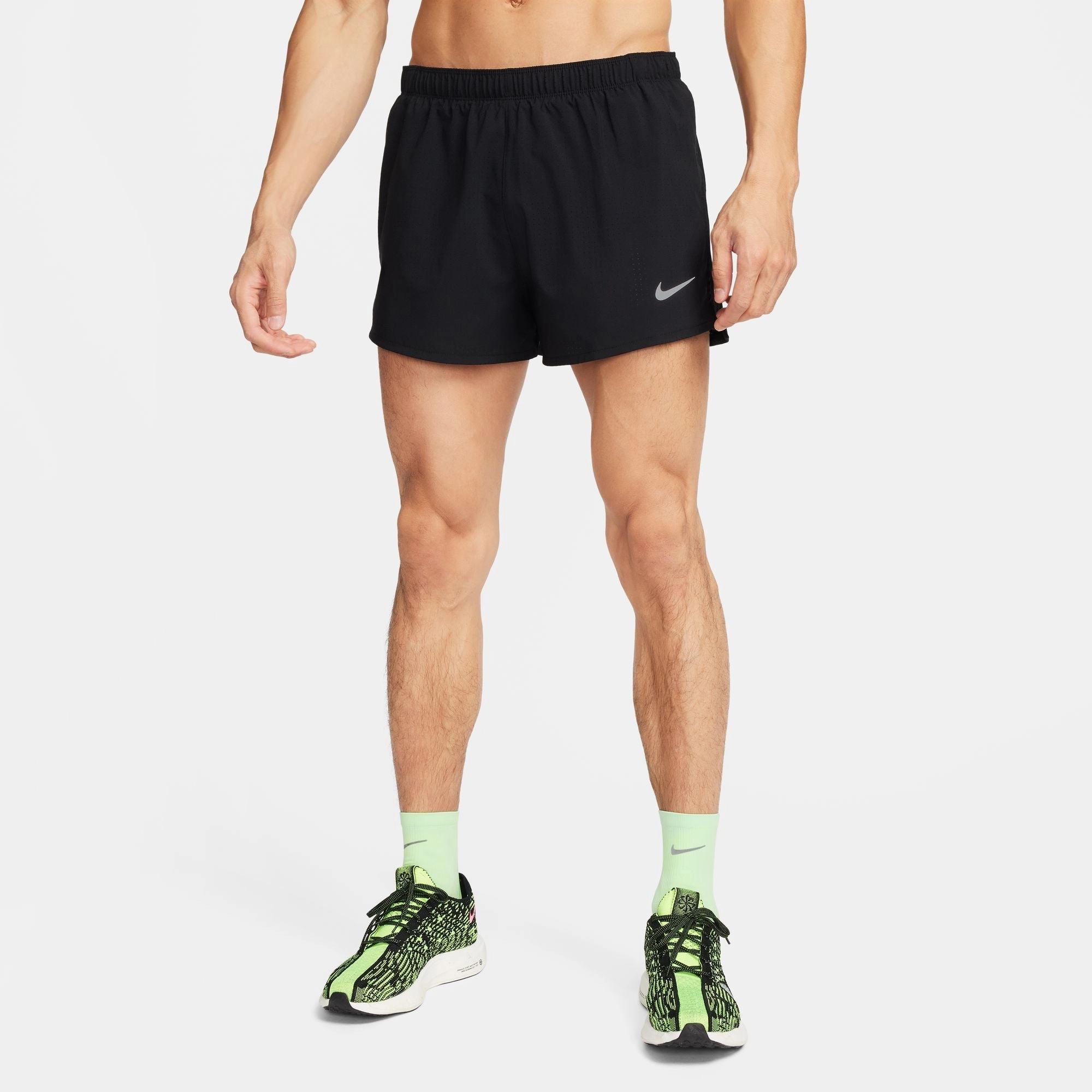 Saltwater Resistant Quick Fastening Clips Nike Men's Fast Dri-FIT 3" Brief-Lined Running Shorts