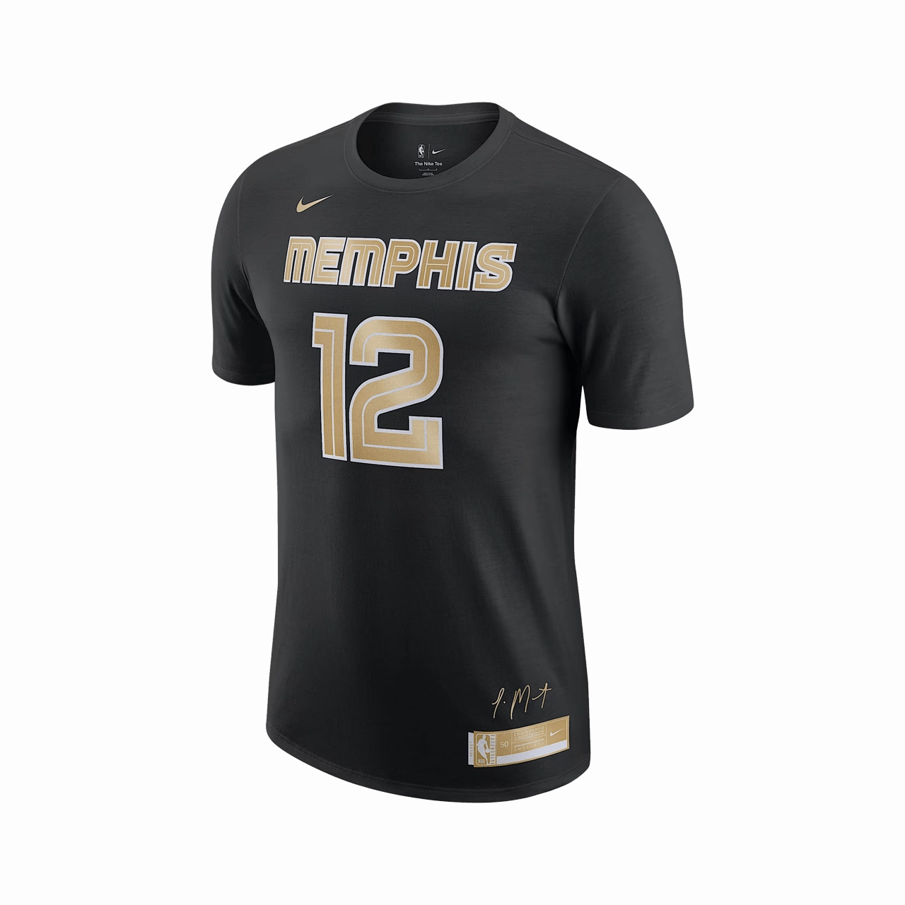 Nike NBA Ja Morant Memphis Grizzlies Select Series Player Tee TensionAdjustedWaistband