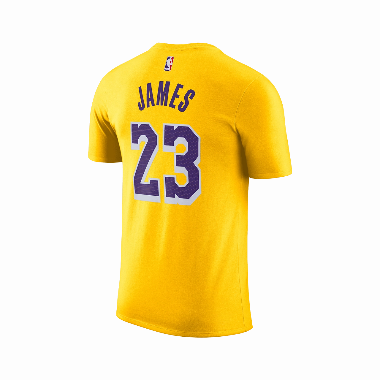 Classic Style Trend Layered Sleeve Nike NBA LeBron James Los Angeles Lakers Icon Edition Player Tee