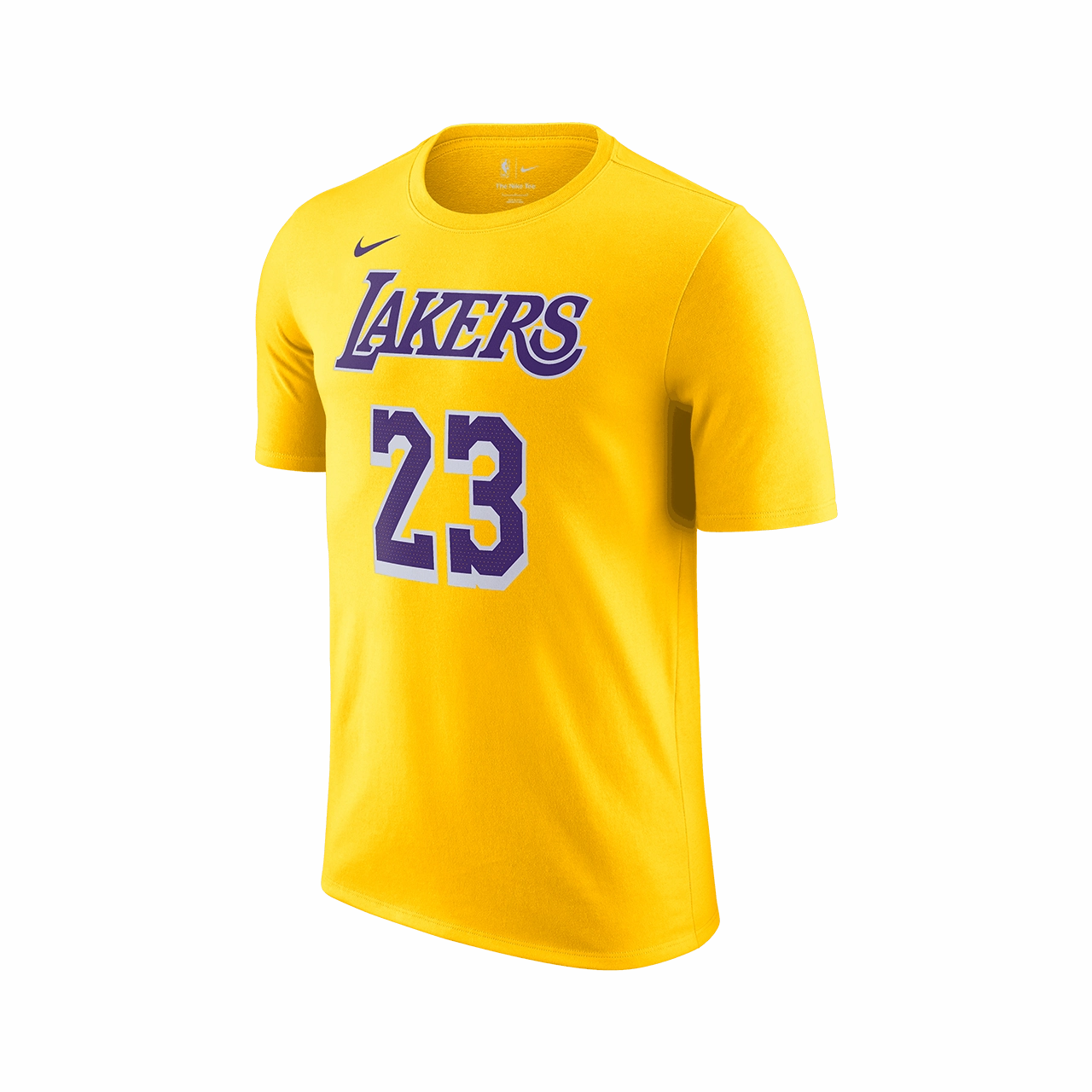Layered Sleeve Construction Nike NBA LeBron James Los Angeles Lakers Icon Edition Player Tee