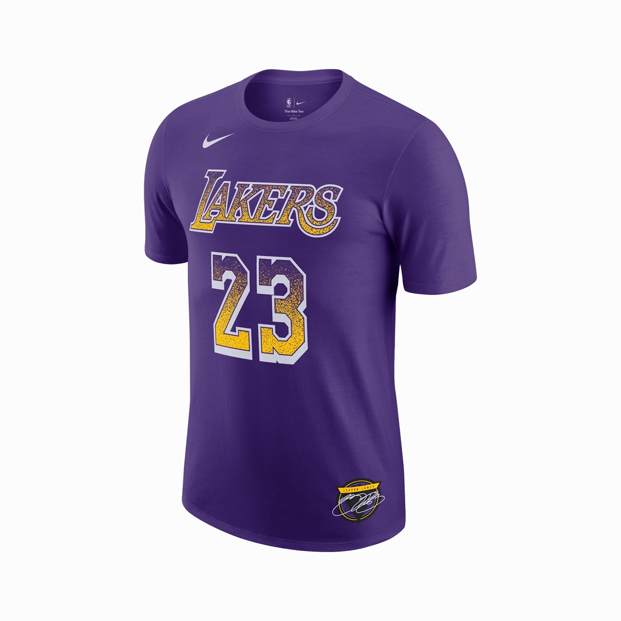 BreathableMeshLining Durable Material Nike NBA LeBron James Los Angeles Lakers Select Series Player Tee