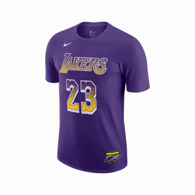 BreathableMeshLining Durable Material Nike NBA LeBron James Los Angeles Lakers Select Series Player Tee
