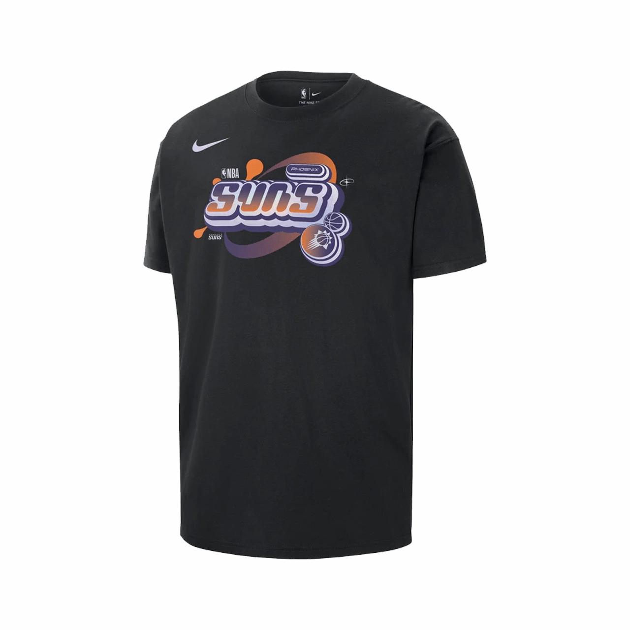 Cozy Layering Rayon blend Nike NBA Phoenix Suns Courtside Max90 Men's T-Shirt