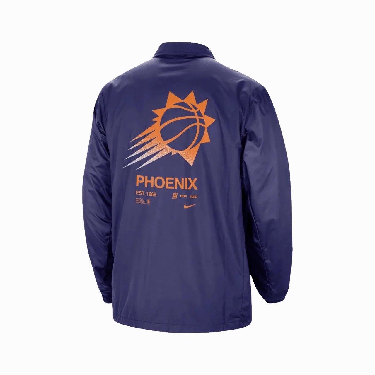 Nike NBA Phoenix Suns Men's Coaches Jacket Urban Explorer Look Light Padding