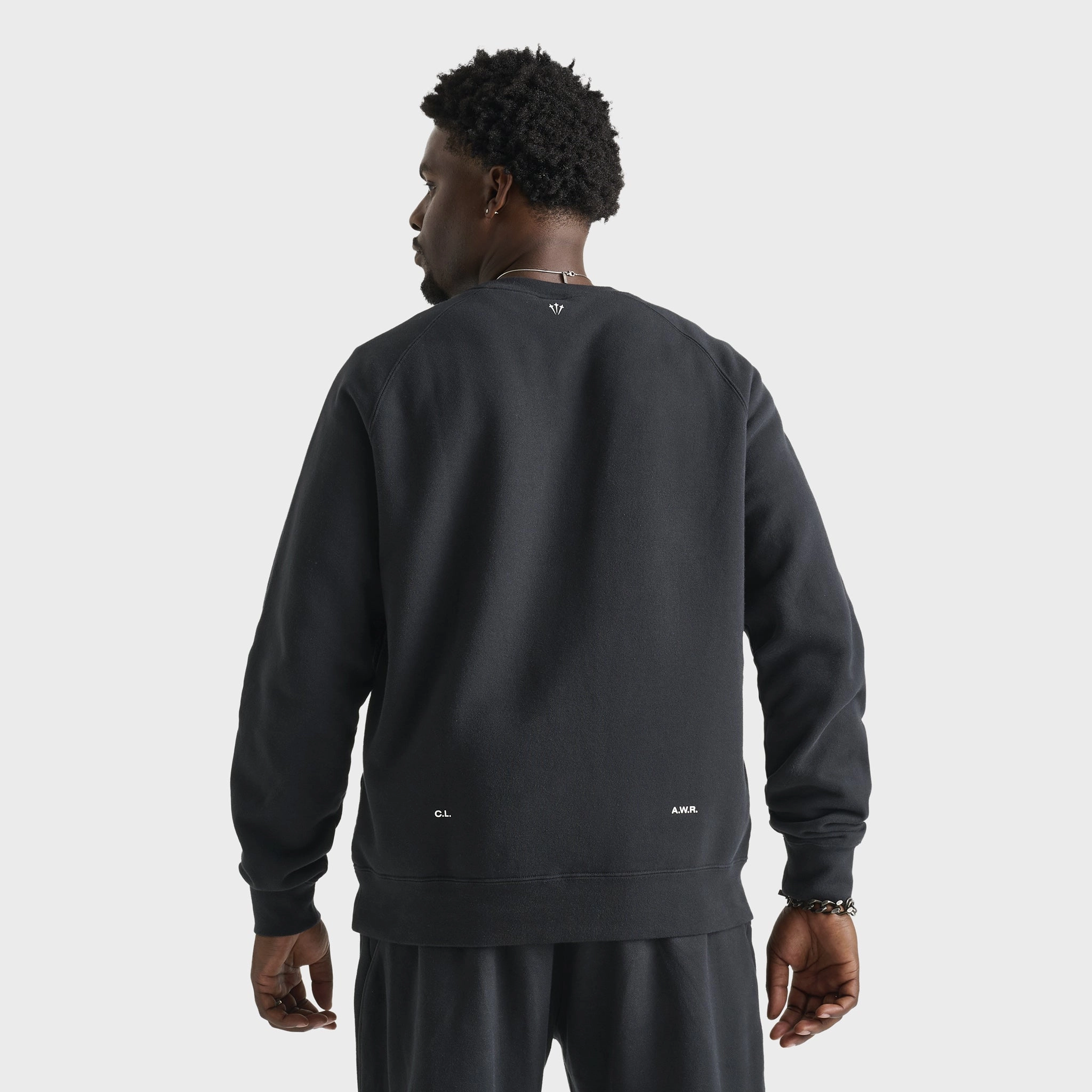 All Day Comfort Nike NOCTA CS Cardinal  Fleece Crewneck Black / White
