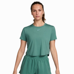 Nike One Classic Dri Fit Crop Shortsleeve Elastic Edge Binding