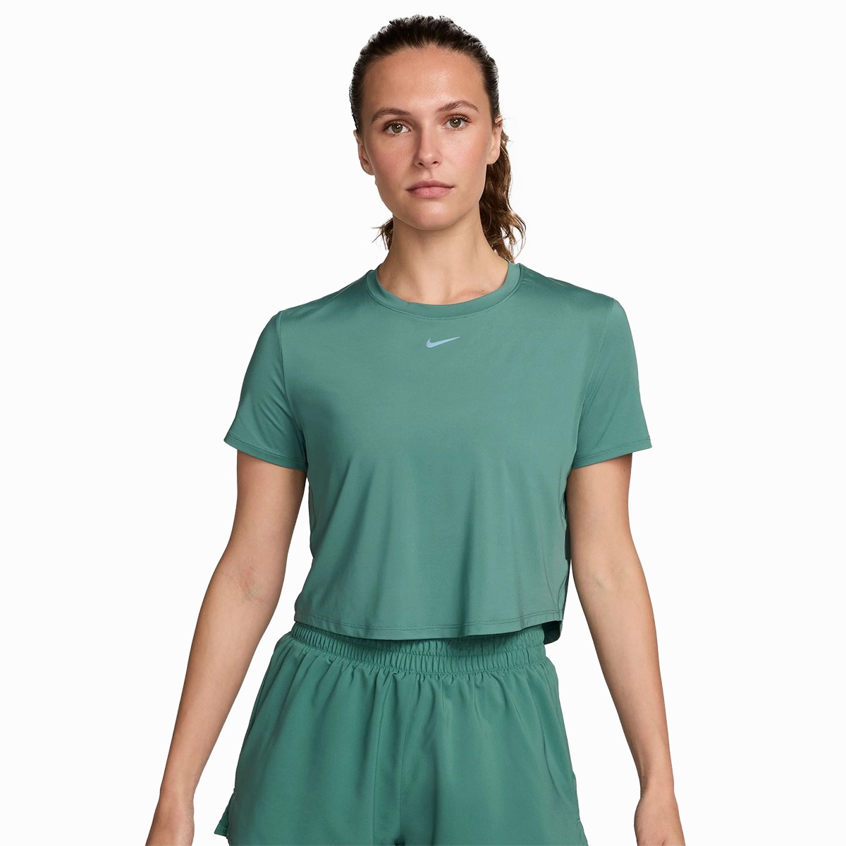 YarnDyeStripe Nike One Classic Dri Fit Crop Shortsleeve