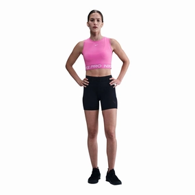 Gym Safe Nike Pro Women's Dri-FIT Cropped Tank Top