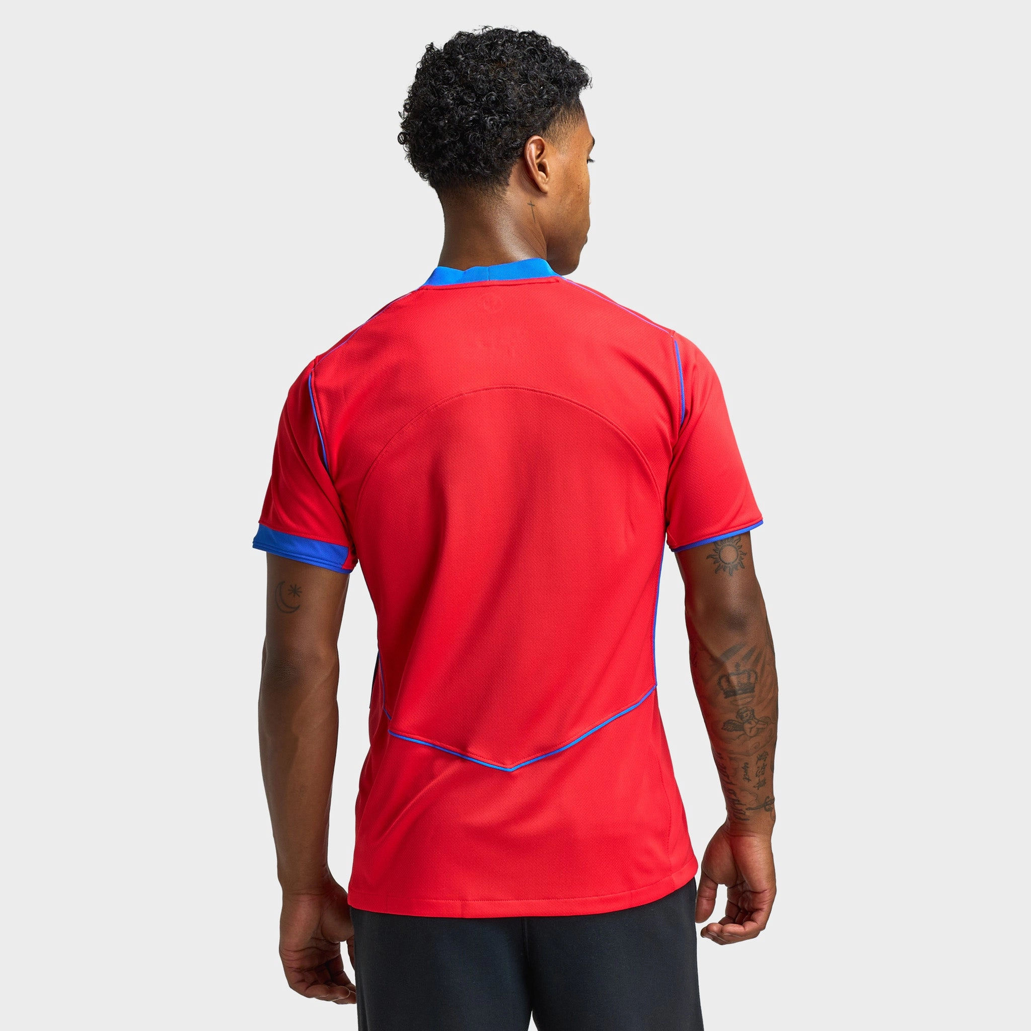 Stretchable Binding standard model Nike PSG Stad 3R Dri-FIT Jersey Global Red / Sport Red - Hyper Royal