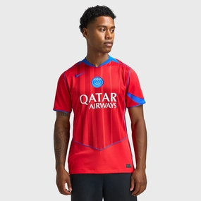 Premium Fabric Blend Nike PSG Stad 3R Dri-FIT Jersey Global Red / Sport Red - Hyper Royal