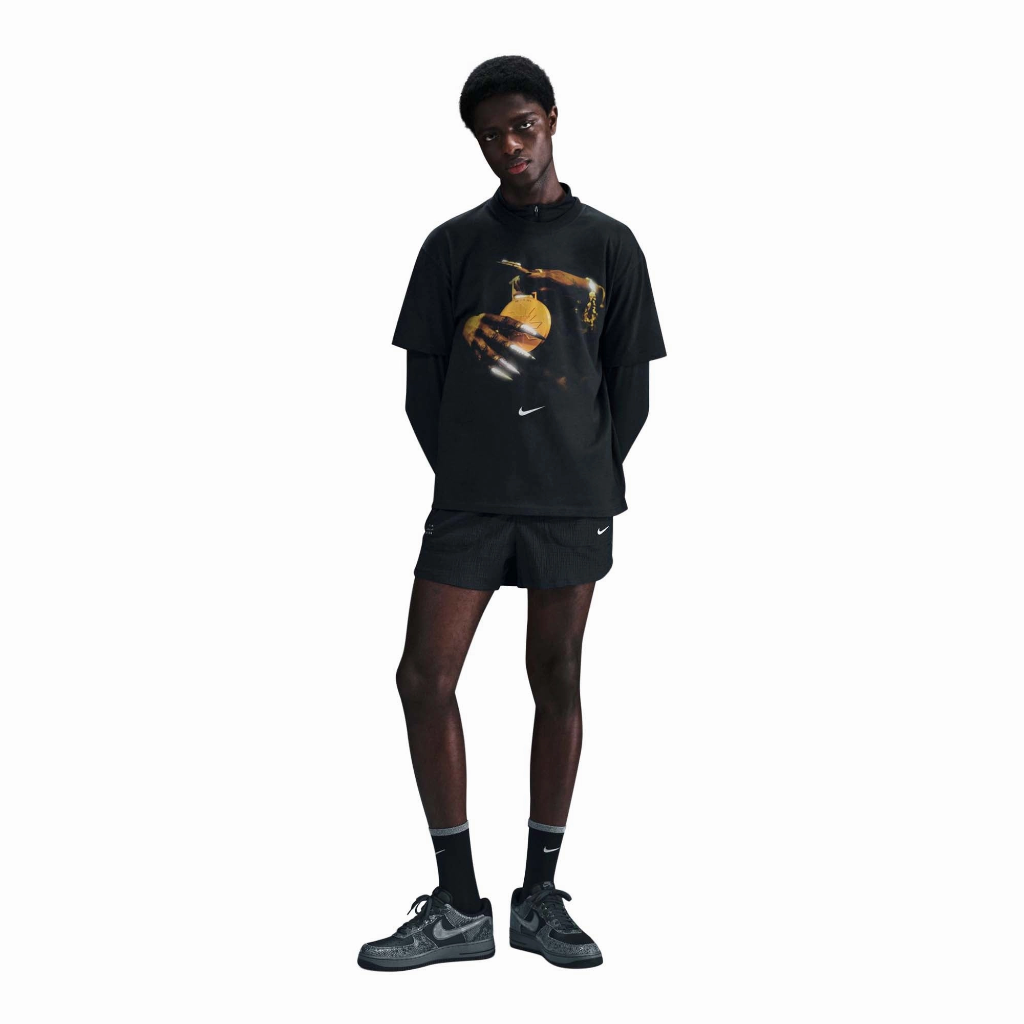 Nike Sha'Carri Richardson 'So Win' T-Shirt MoistureManagement Technology Classic Glow