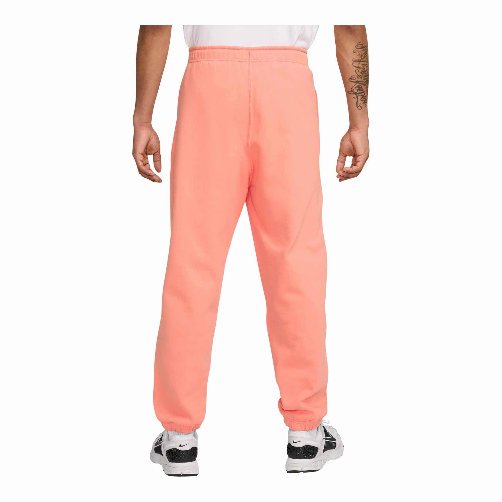 Cool Nylon Breathable Lining Nike Solo Swoosh Men's Fleece Pants