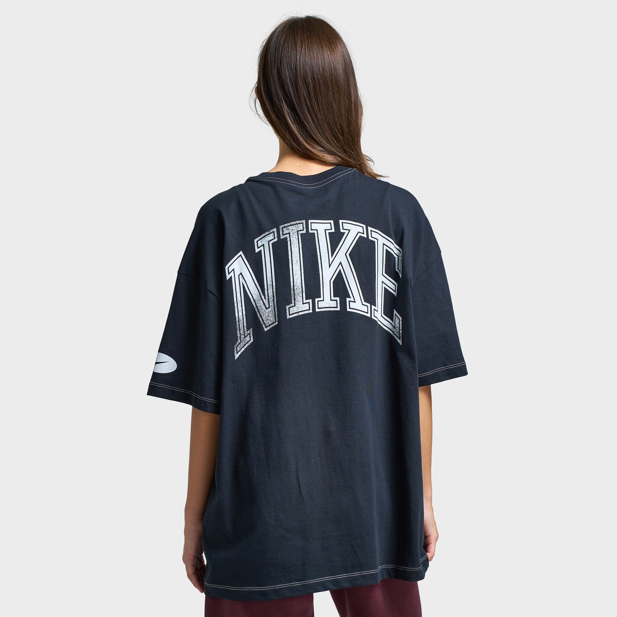 Nike Sporstwear Women's Street Tee / Black Light and Cozy Minimalist Stitching