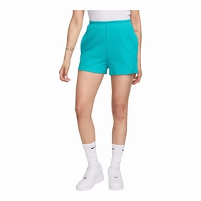 Nike Sportswear Chill Knit Women's High-Waisted Slim 3 Ribbed Shorts AdjustableStraps Flexible Joints