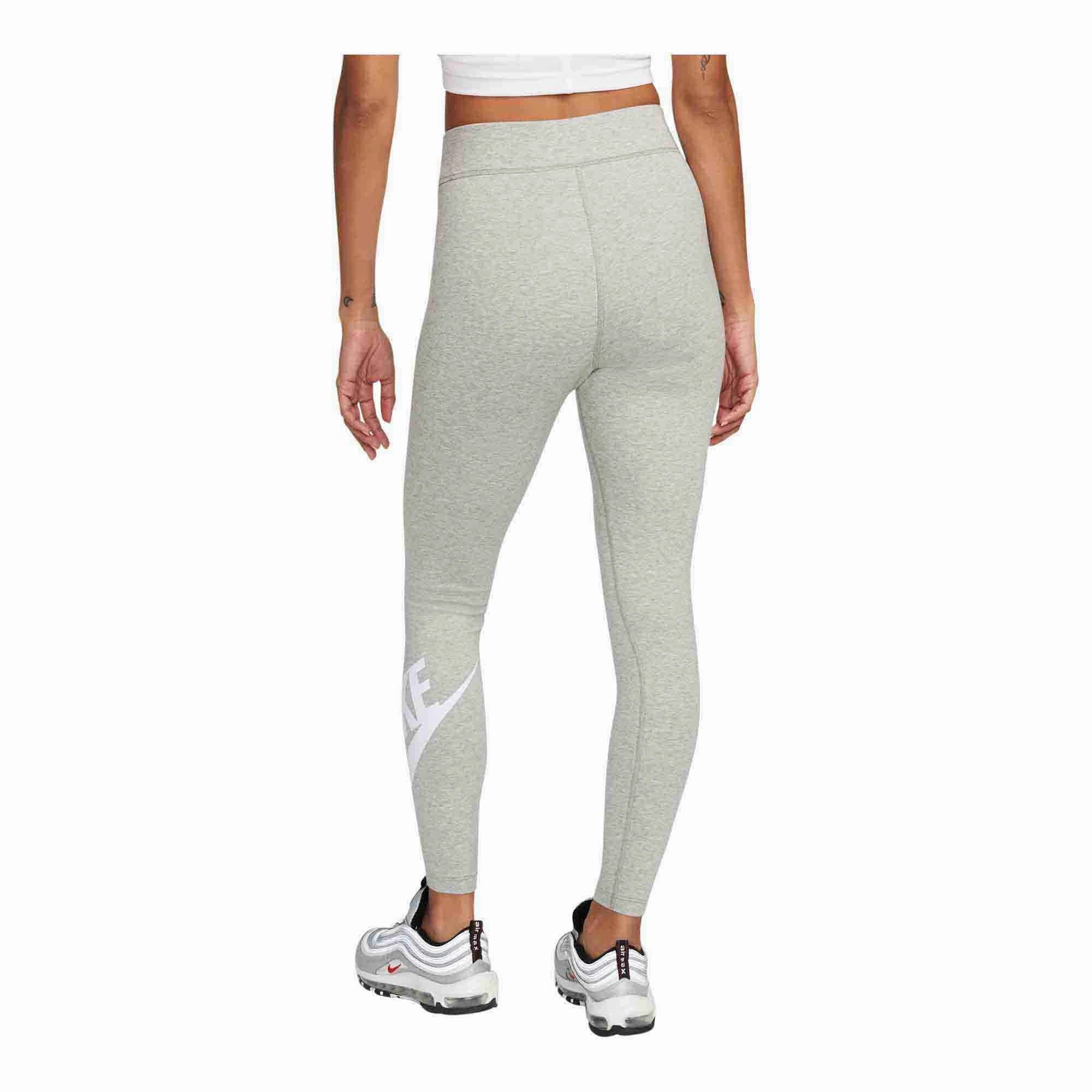 Nike Sportswear Classics Women's High-Waisted Graphic Grey Leggings Brave Fit