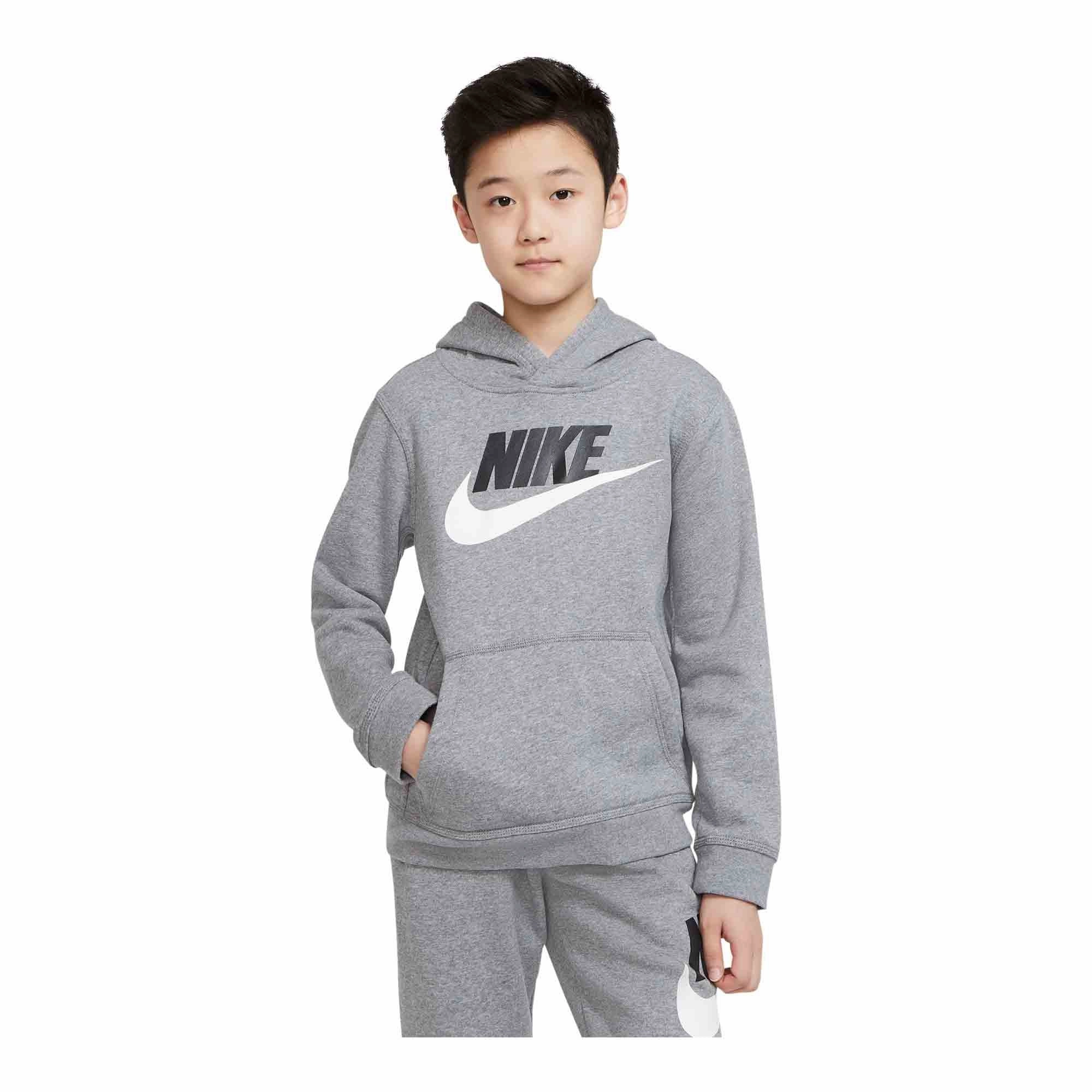 Permanent Crease Nike Sportswear Club Fleece Big Kids Pullover Hoodie