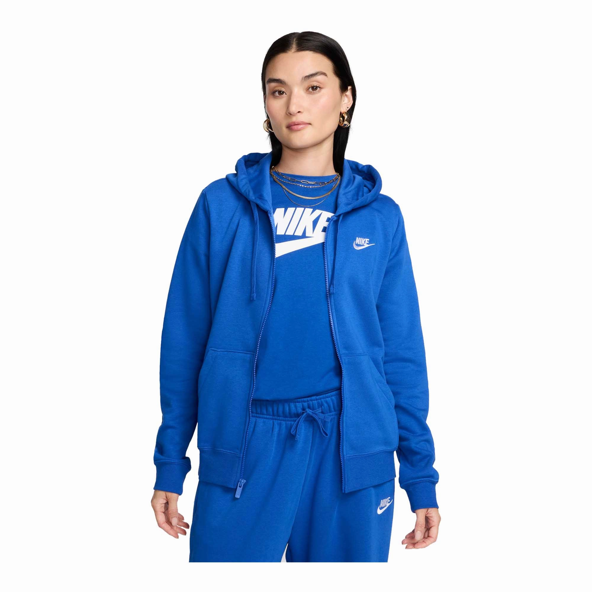 Nike Sportswear Club Fleece Women's Full-Zip Hoodie Road Look Reuse Mode