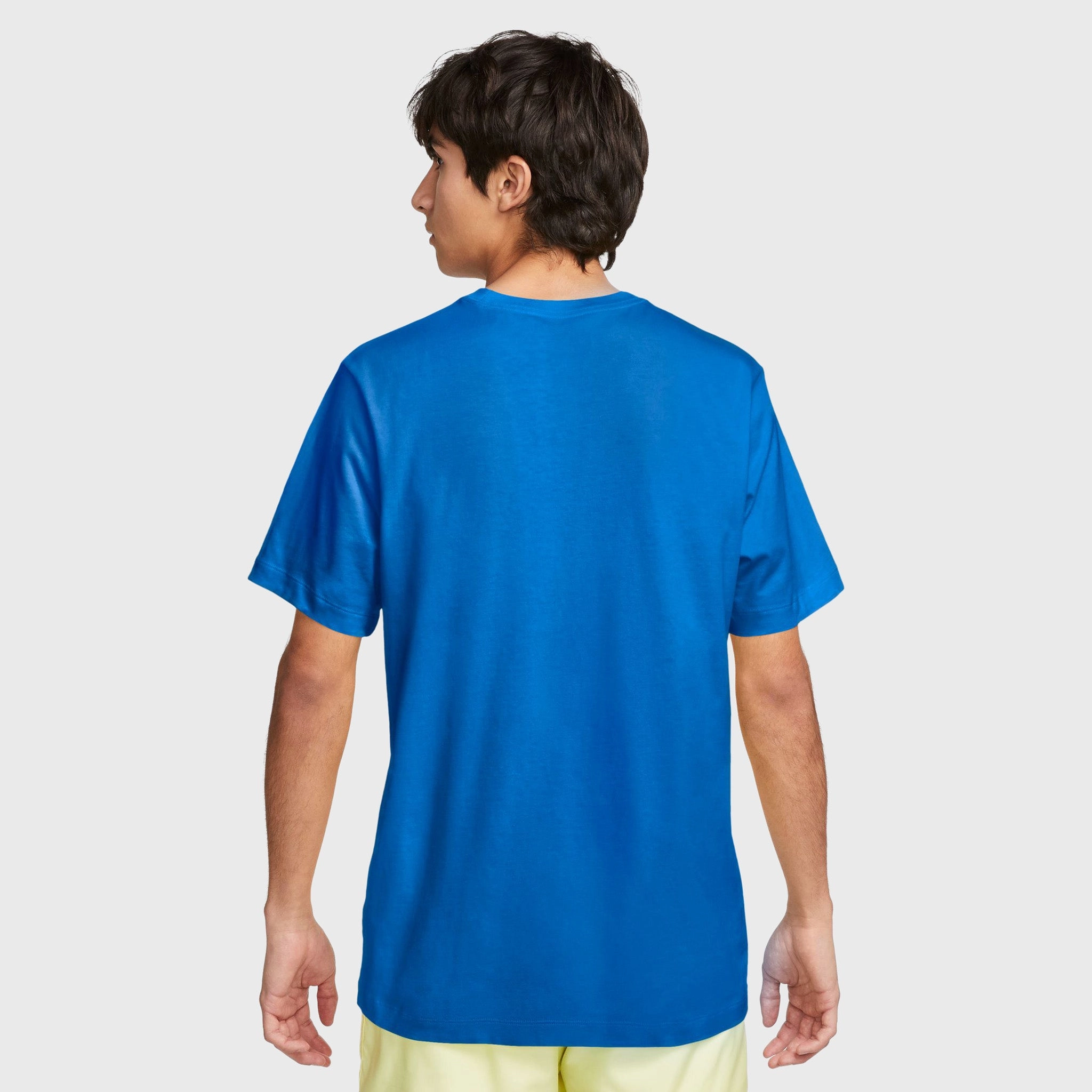 Nike Sportswear Club T-shirt Light Photon Blue / White Air Comfort Sublimation Print
