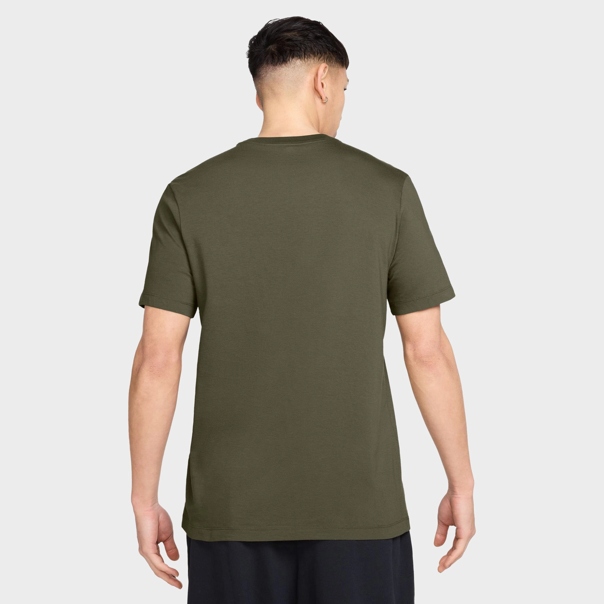 Nike Sportswear Club T-shirt Medium Olive / Parachute Beige Ventilation Panels