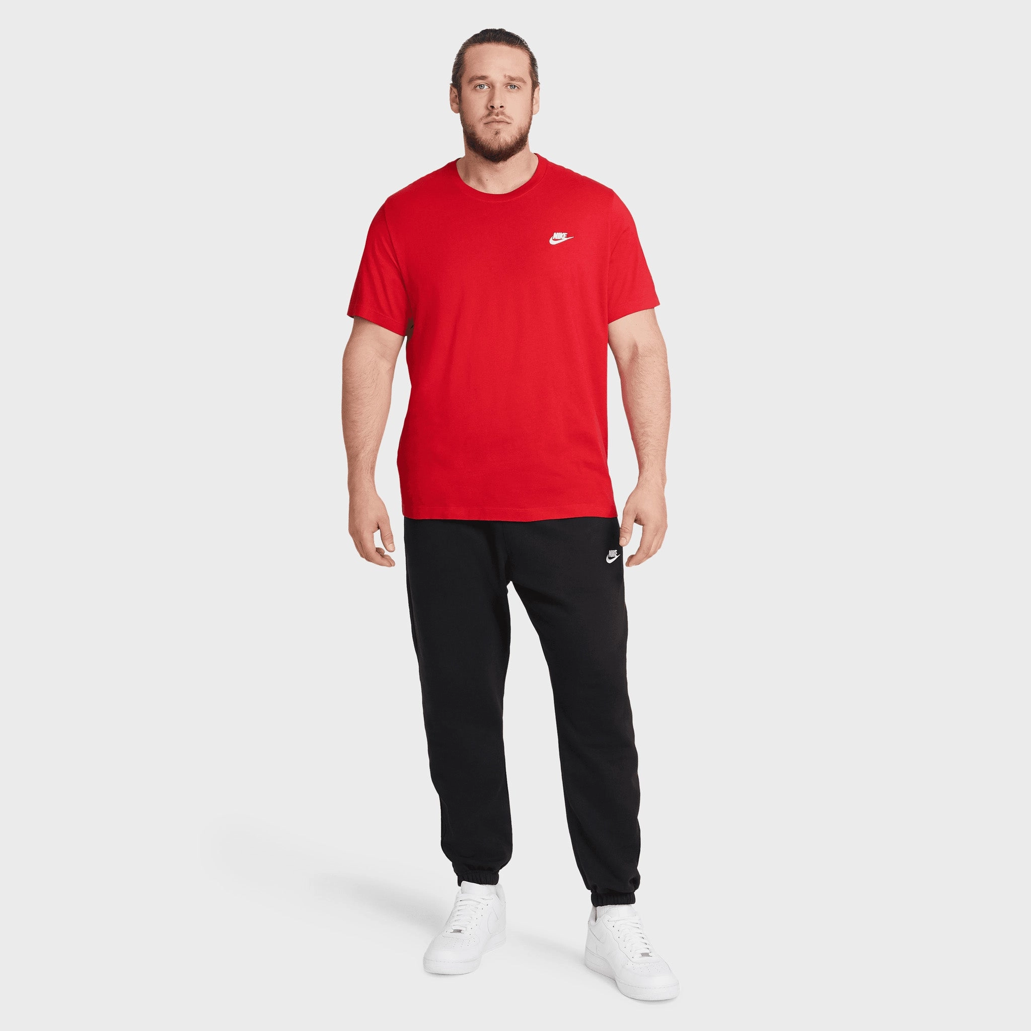 Nike Sportswear Club T-shirt University Red / White Full Flex