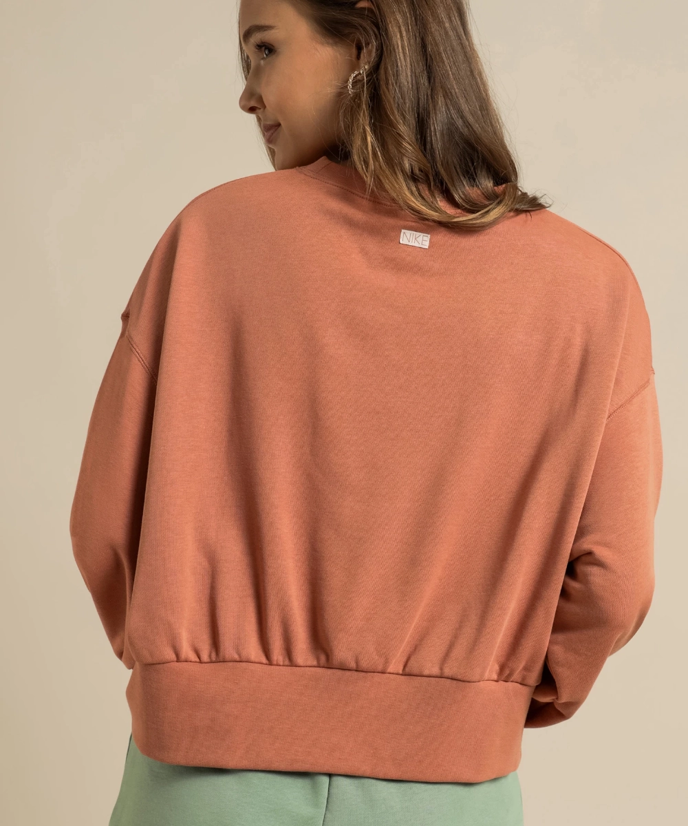ShockAbsorbent Padding FadeResistantDye Nike Sportswear Femme Crew Jumper (Terra Blush)