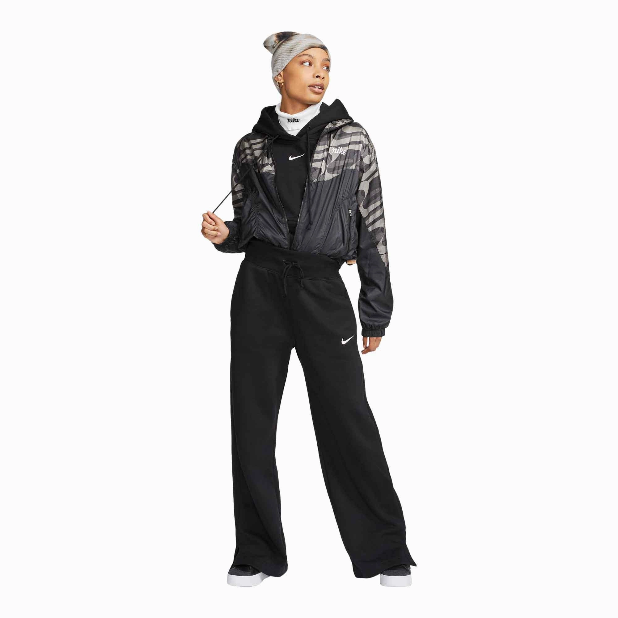 Nike Sportswear Phoenix Fleece Women's High-Waisted Wide-Leg Sweatpants FlatlockStitching
