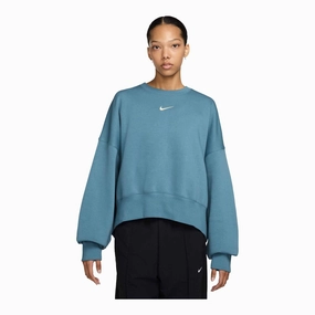 Nike Sportswear Phoenix Fleece Women's Over-Oversized Crew-Neck Sweatshirt HygroscopicFiber AdjustableWaist