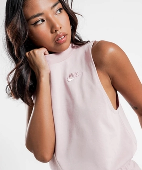 EcoFriendlyMaterial Nike Sportswear Sleeveless Jersey Tunic (Plum Chalk)