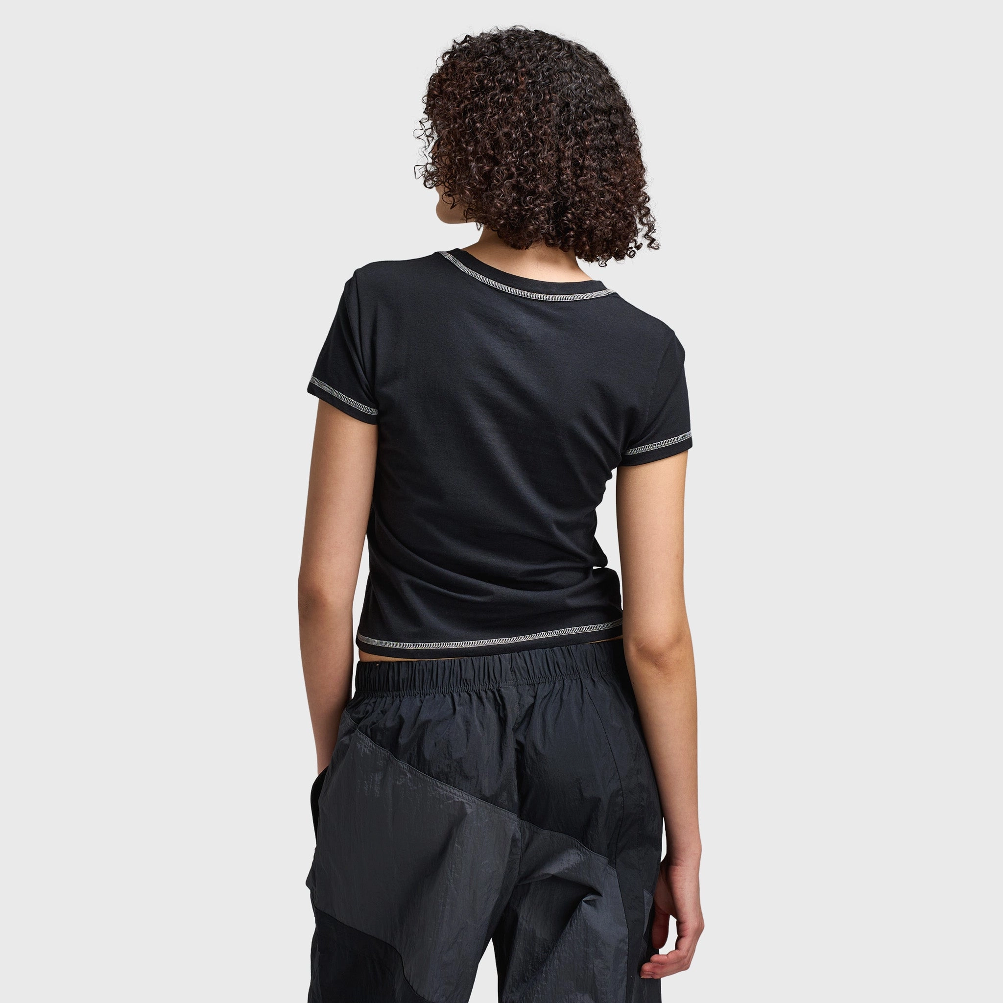 Nike Sportswear Women's Chill Knit Slim Tee / Black anti static coating Daily Outfit Style