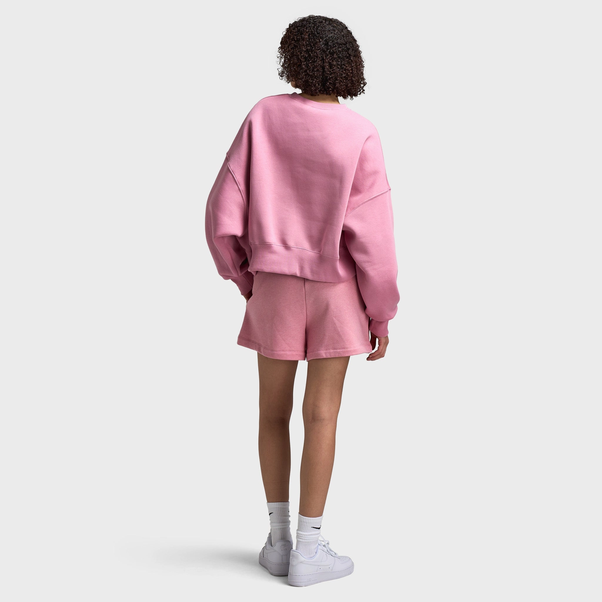 Nike Sportswear Women's Over-Oversized Crewneck Sweatshirt Elemental Pink / Sail Sleek Layers