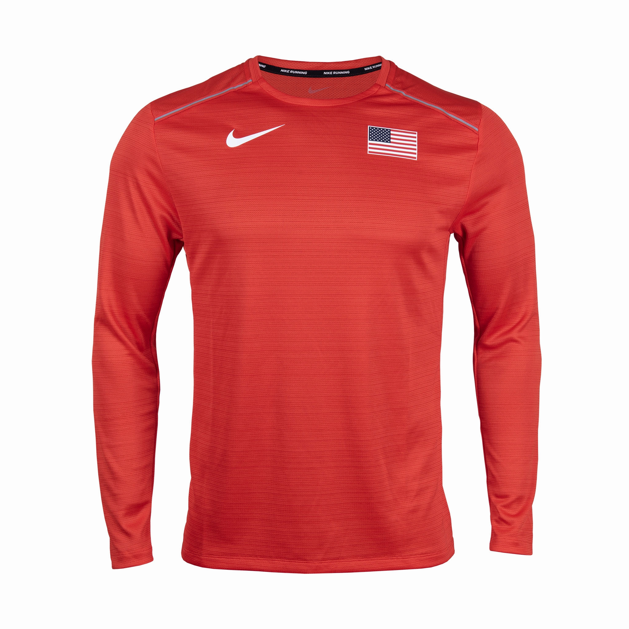 Nike Team USA Men's Long Sleeve Miler Top Musician
