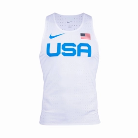 Nike Team USA Men's Marathon Singlet export Sweat Wicking Properties
