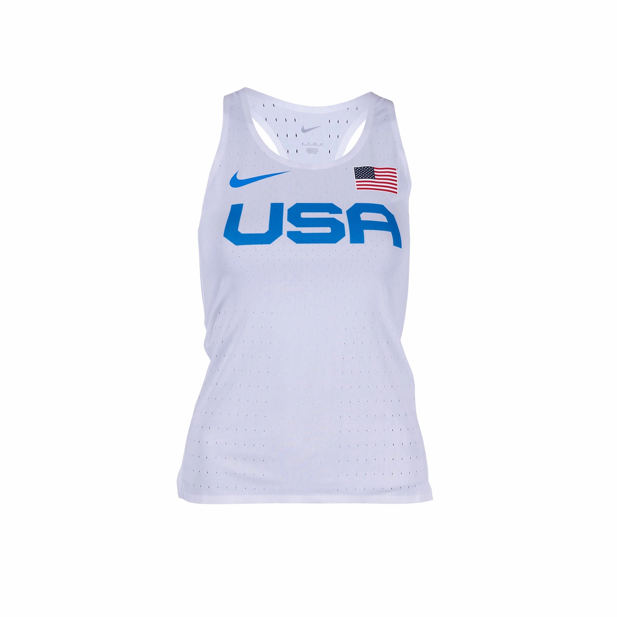 Flexible Ribbing Microfiber Technology Nike Team USA Women's Marathon Singlet