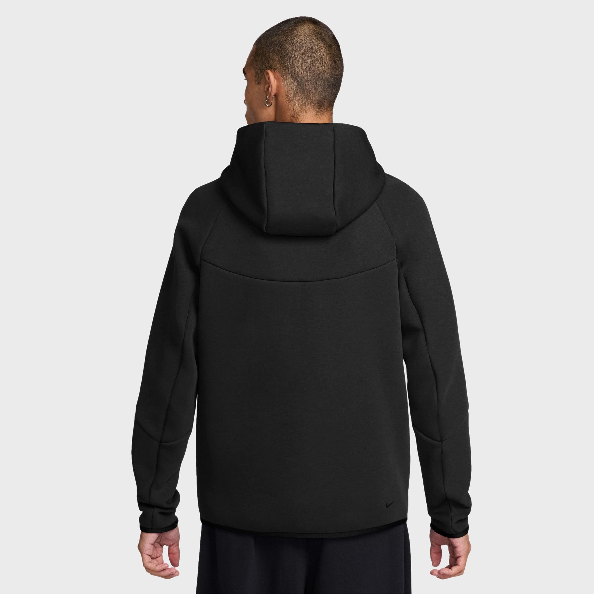 fragrance Quick Drying Textile Nike Tech Fleece Full-Zip Windrunner Hoodie Black / Black