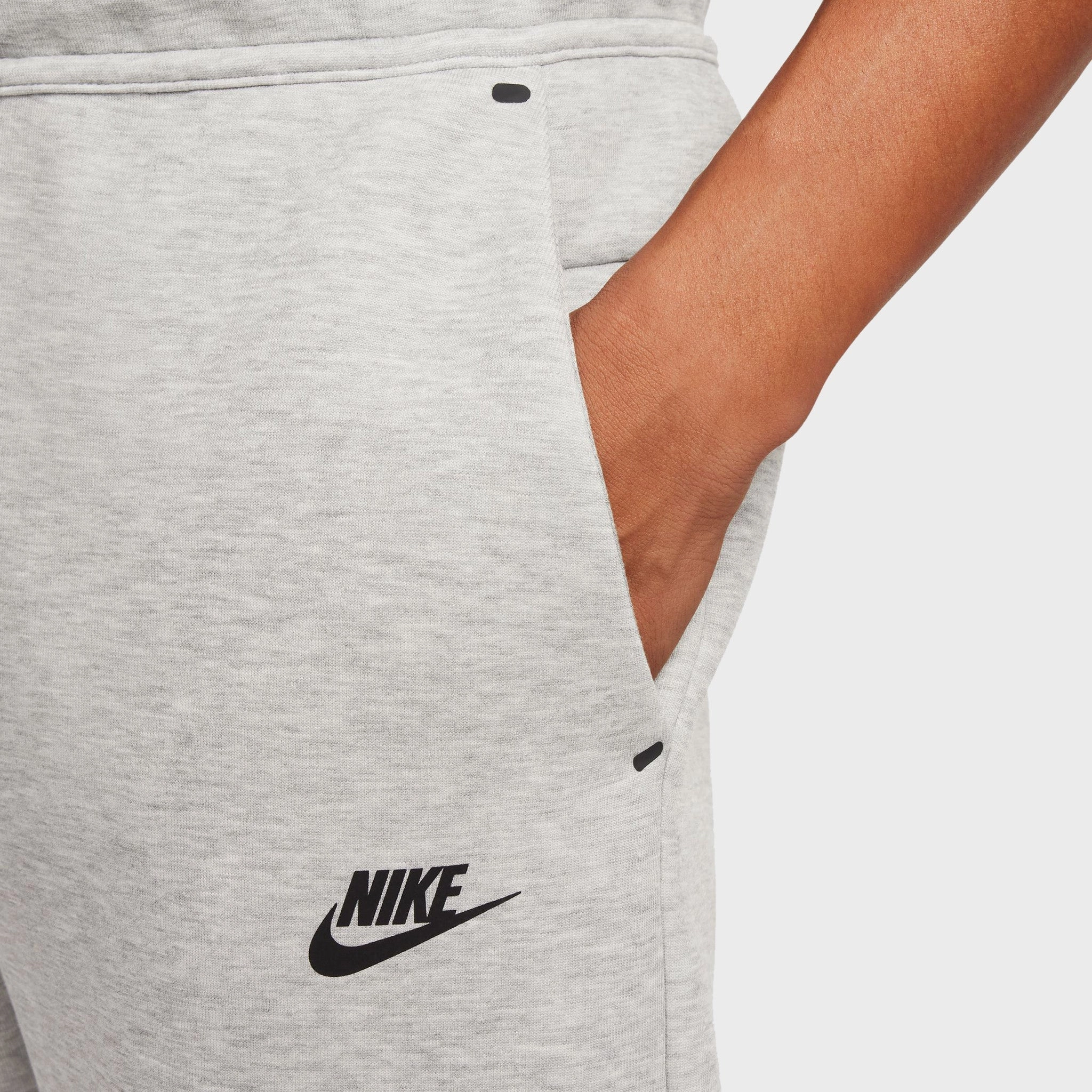 Nike Tech Fleece Joggers Dark Grey Heather / Black Loose cut