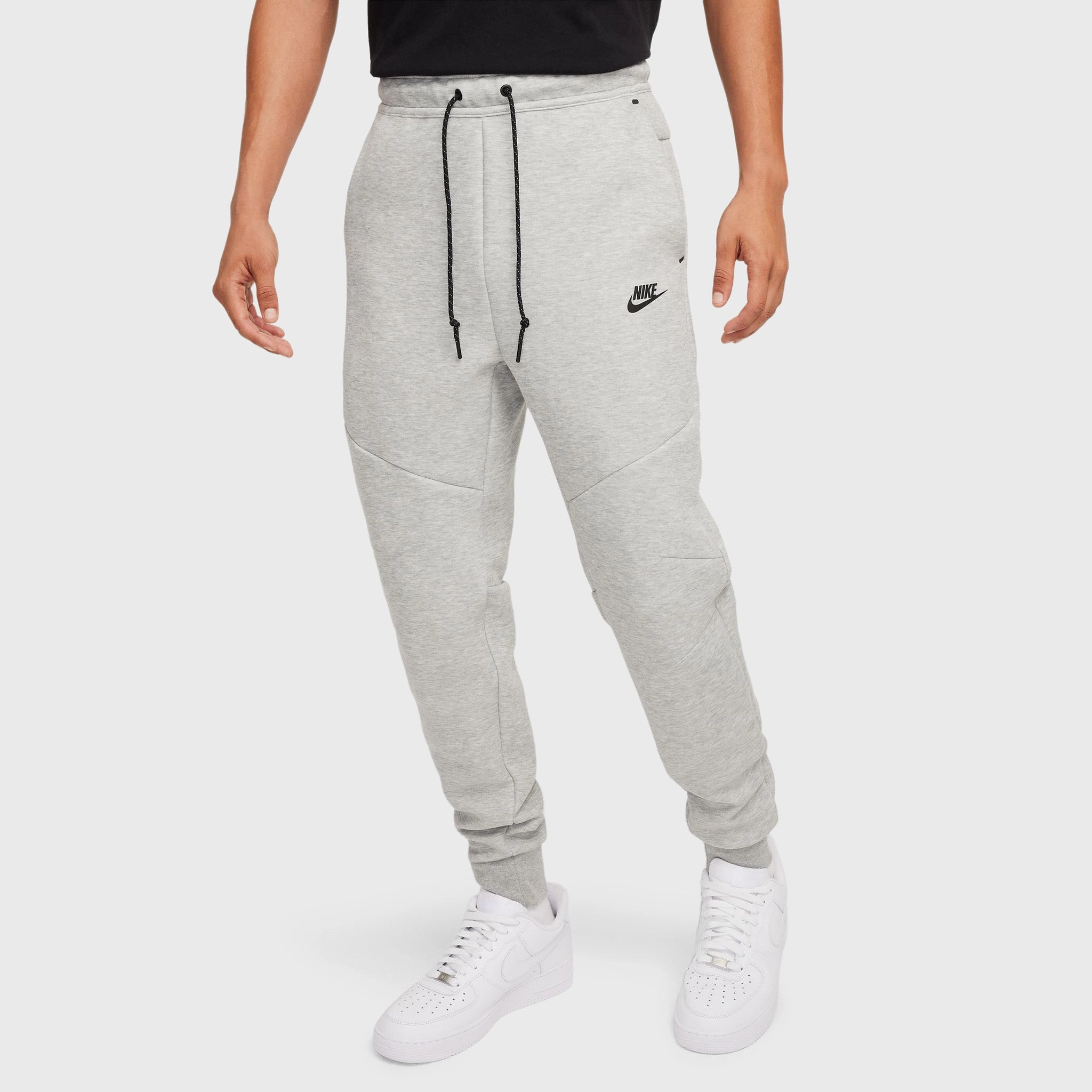 Abrasion Resistant Material Nike Tech Fleece Joggers Dark Grey Heather / Black