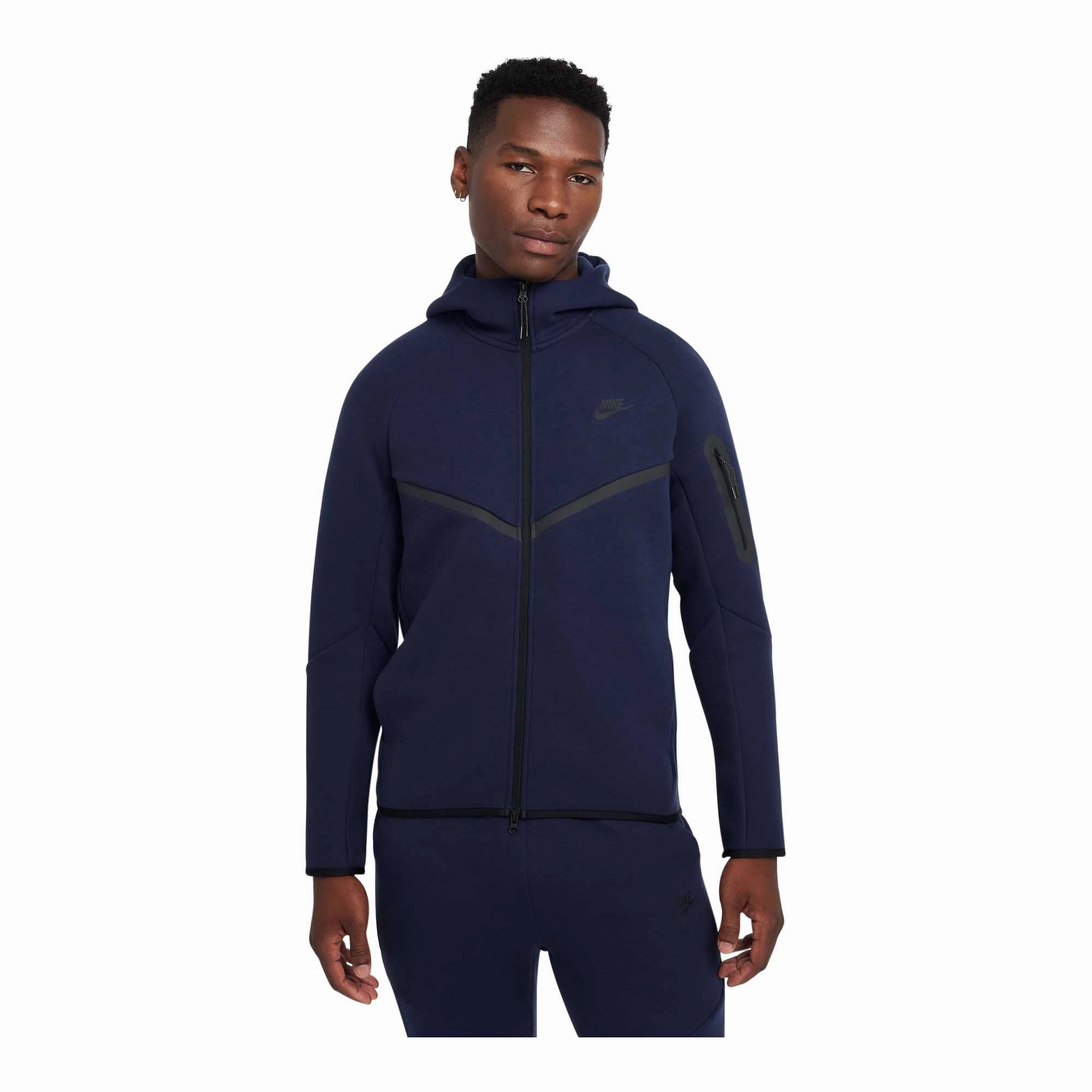 Nike Tech Men's Full-Zip Windrunner Hoodie Stretchable Material Tulle Soul
