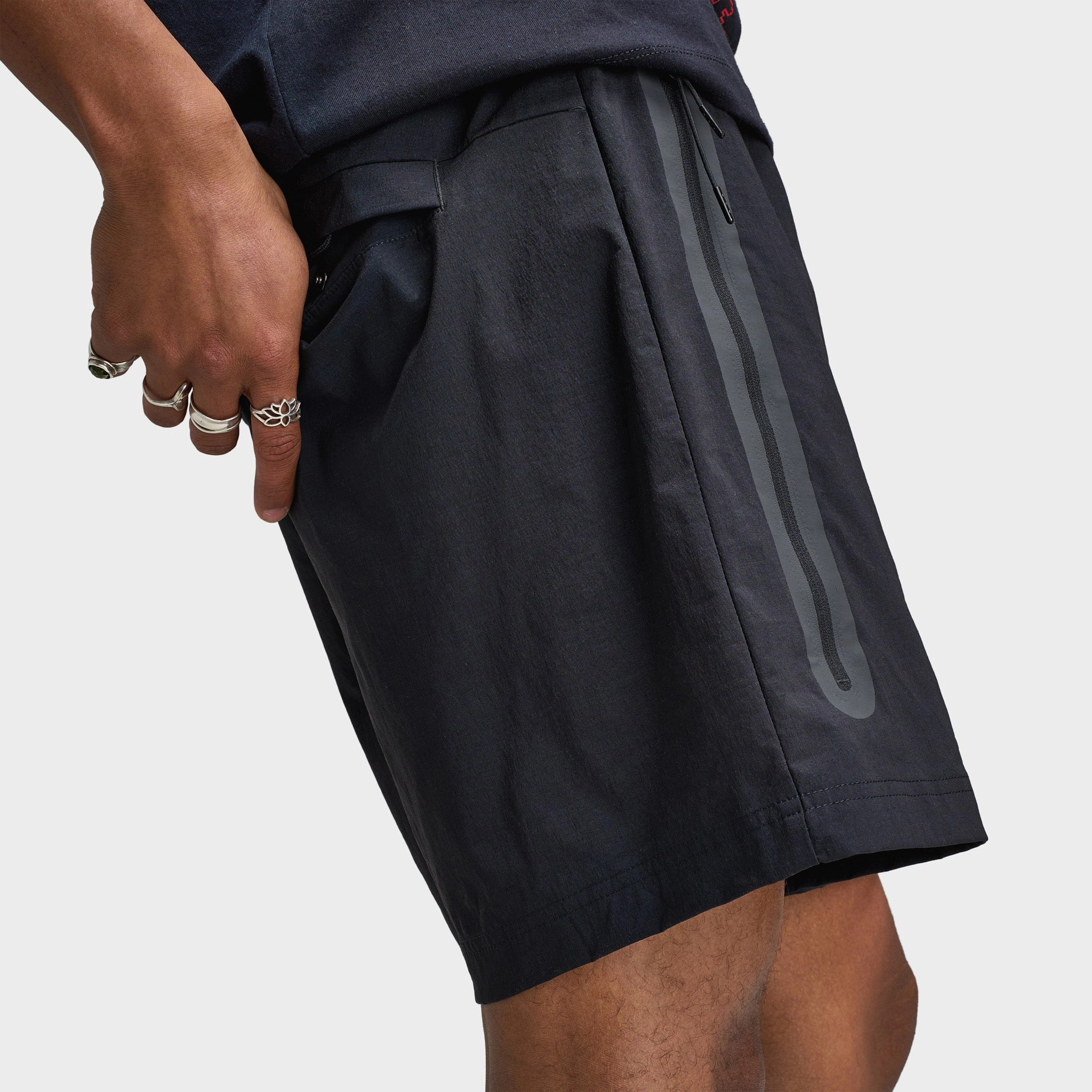 Nike Tech Woven Shorts Black / Black Quick Dry Material Active Style