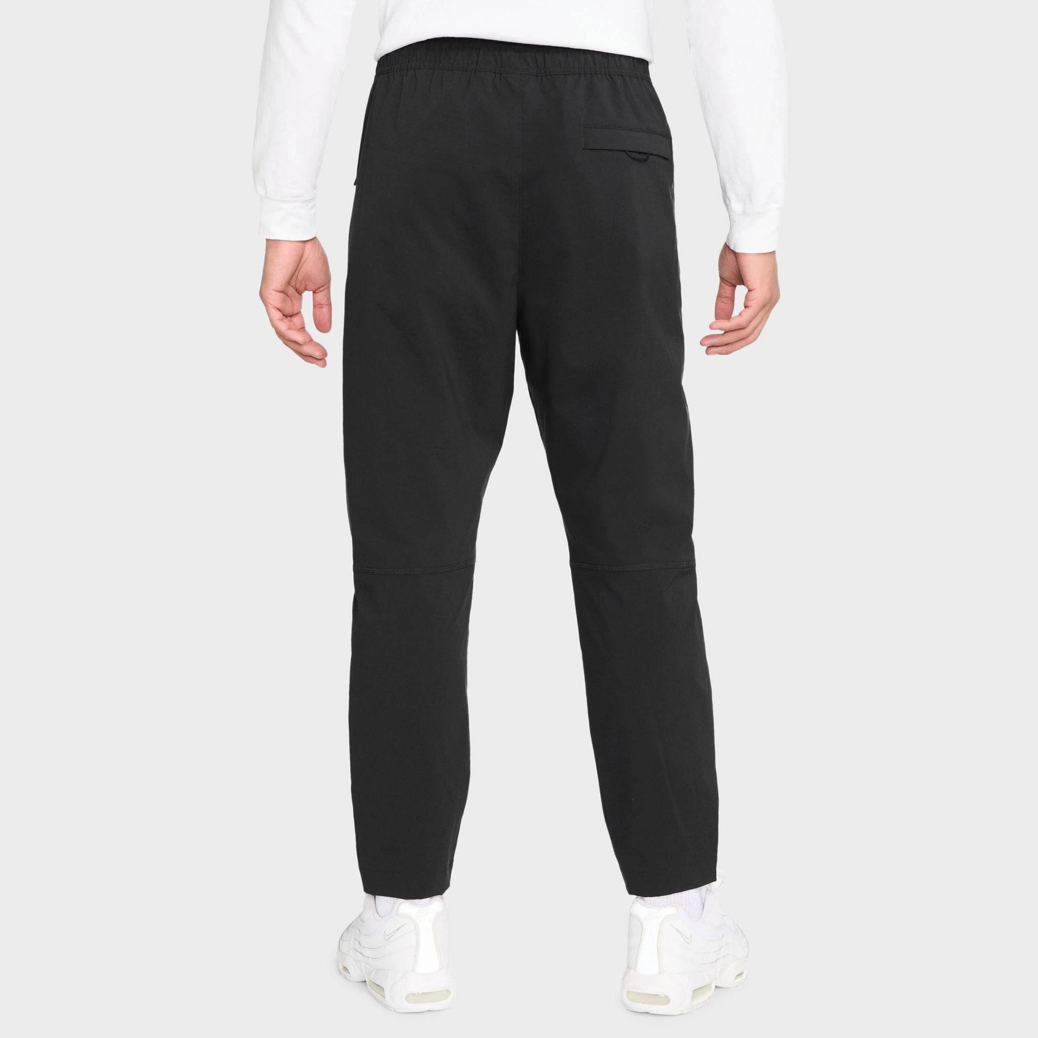 Clean Round neckline Nike Tech Woven Trousers Black / Black