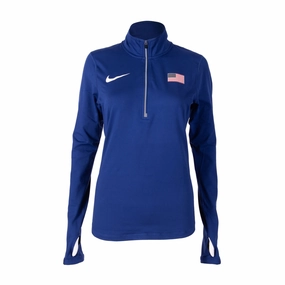 Fashionable Shirt Nike USA Women's Official Rio Team Half-Zip