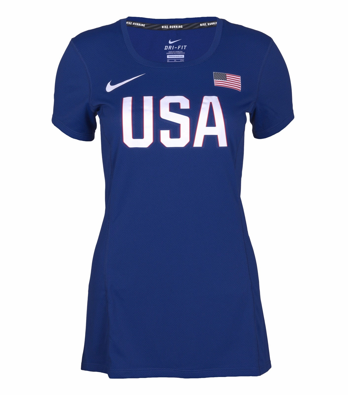 MultiPanel Design Nike USA Women's Official Rio Team Warm Up Tee