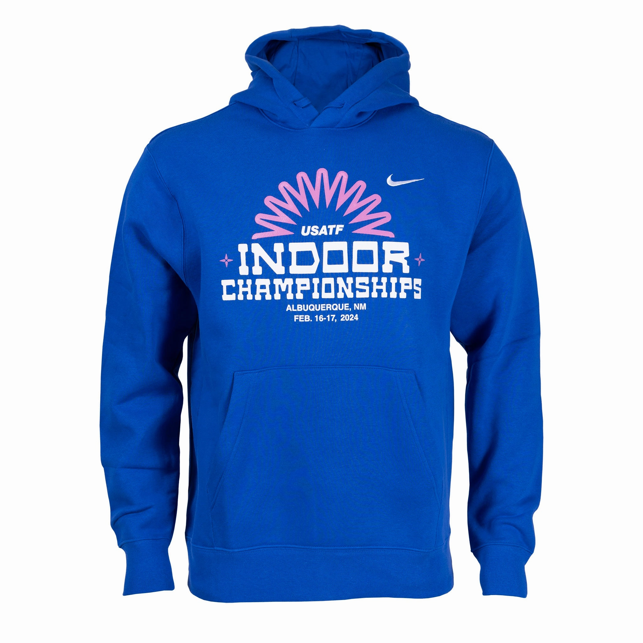 Seamless Edge Finishing Non Bulky Insulation Nike USATF 2024 Indoor Championships Hoodie