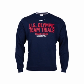LightweightInsulation Pocket Placement Nike USATF 2024 U.S. Olympic Team Trials Club Fleece Crew