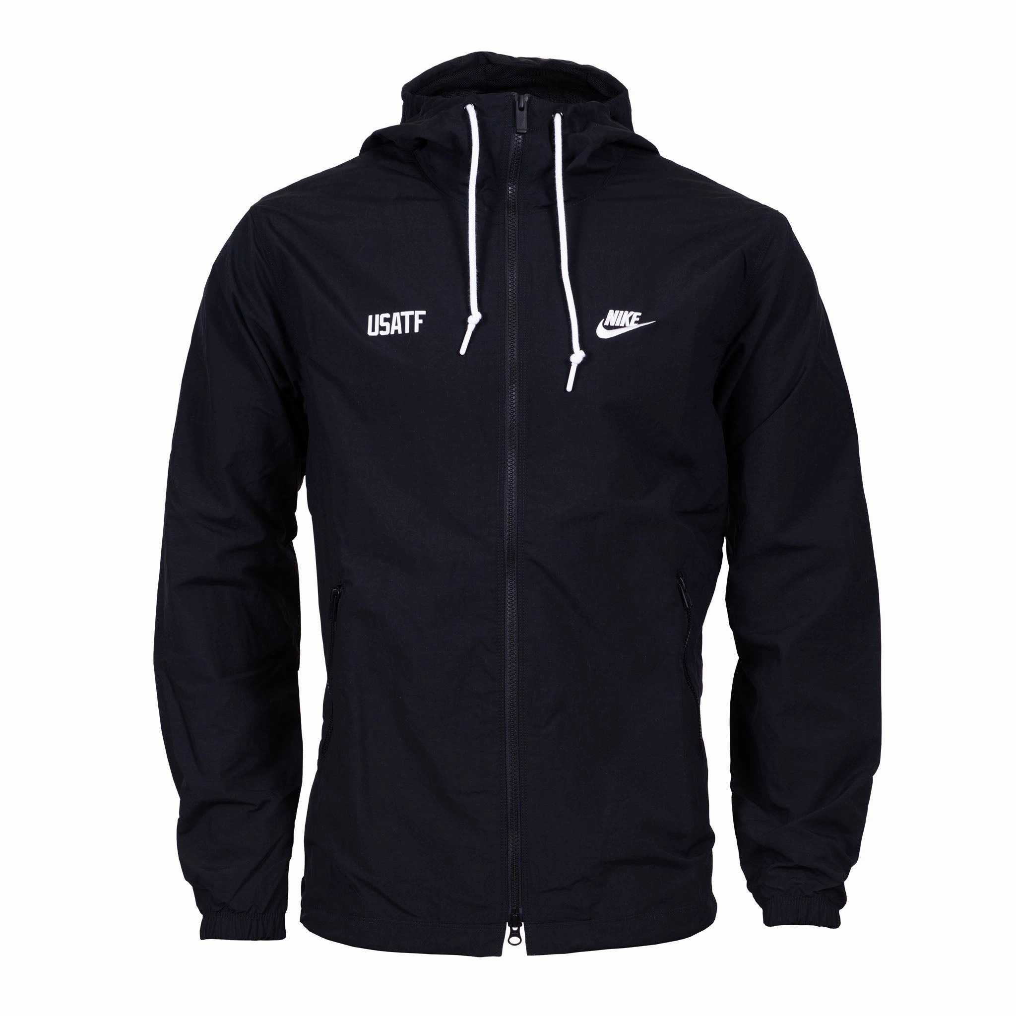 High Performance Blend Nike USATF Men's Club Woven Full-Zip