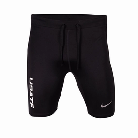 Nike USATF Men's Dri-FIT Brief-Lined 1/2 Tights No-pockets