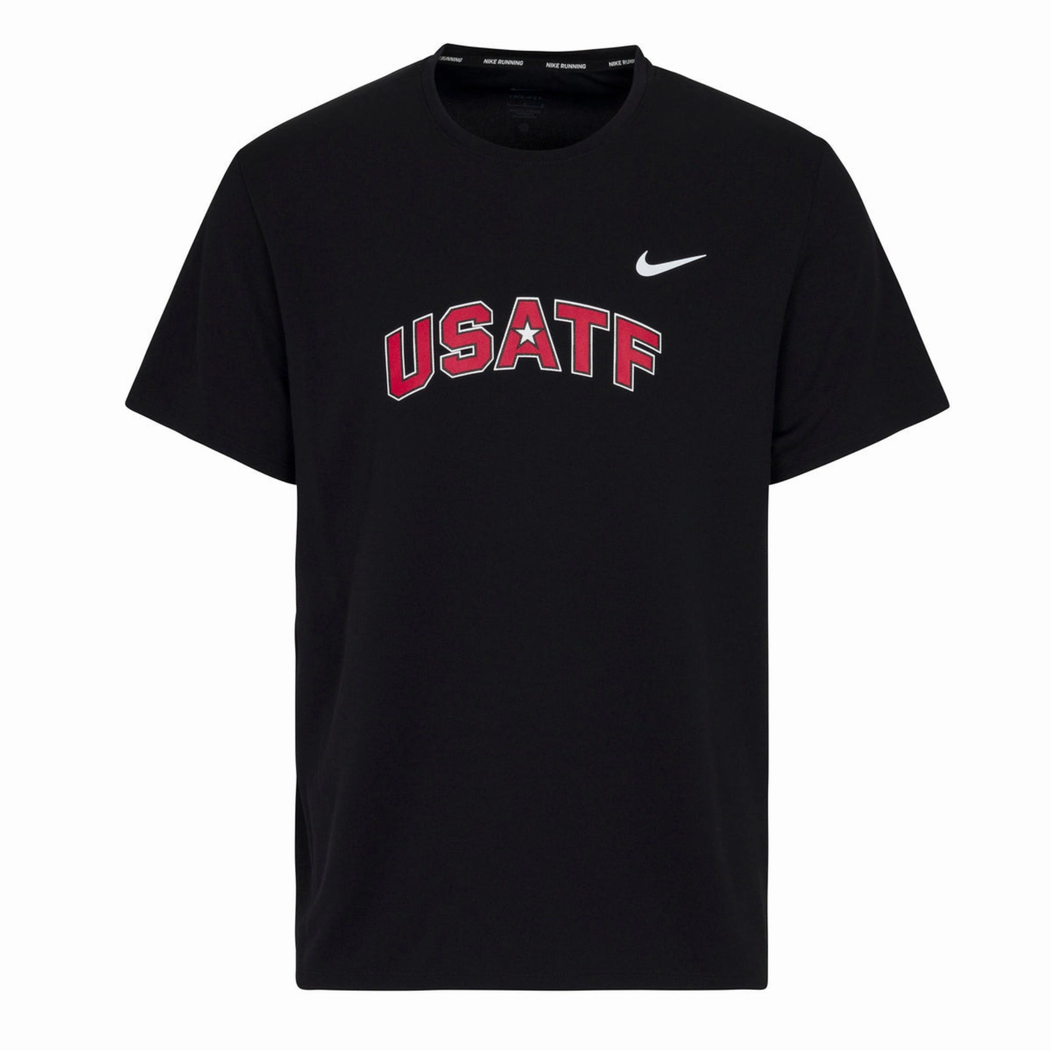 Nike USATF Men's Dri-FIT Miler T-Shirt Universal Silhouette Versatile Fit