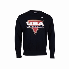 Nike USATF Sportswear Club Fleece Crew Classic Zip Up