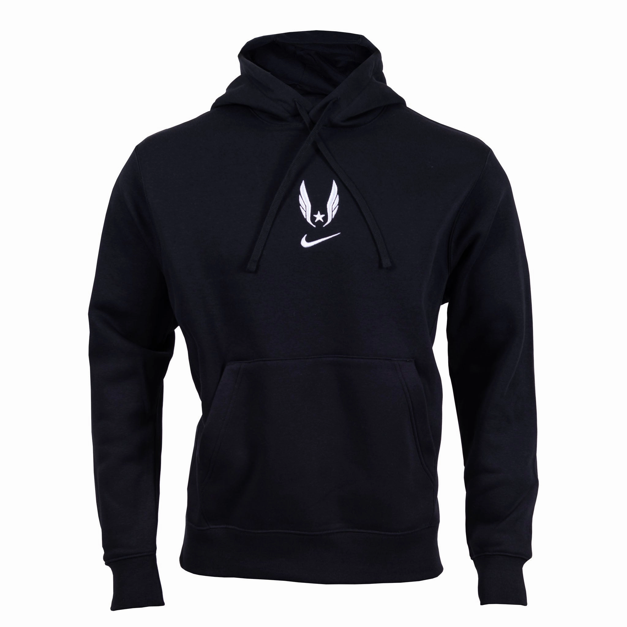 All Weather Protection Hypoallergenic fabric Nike USATF Sportswear Club Fleece Hoodie