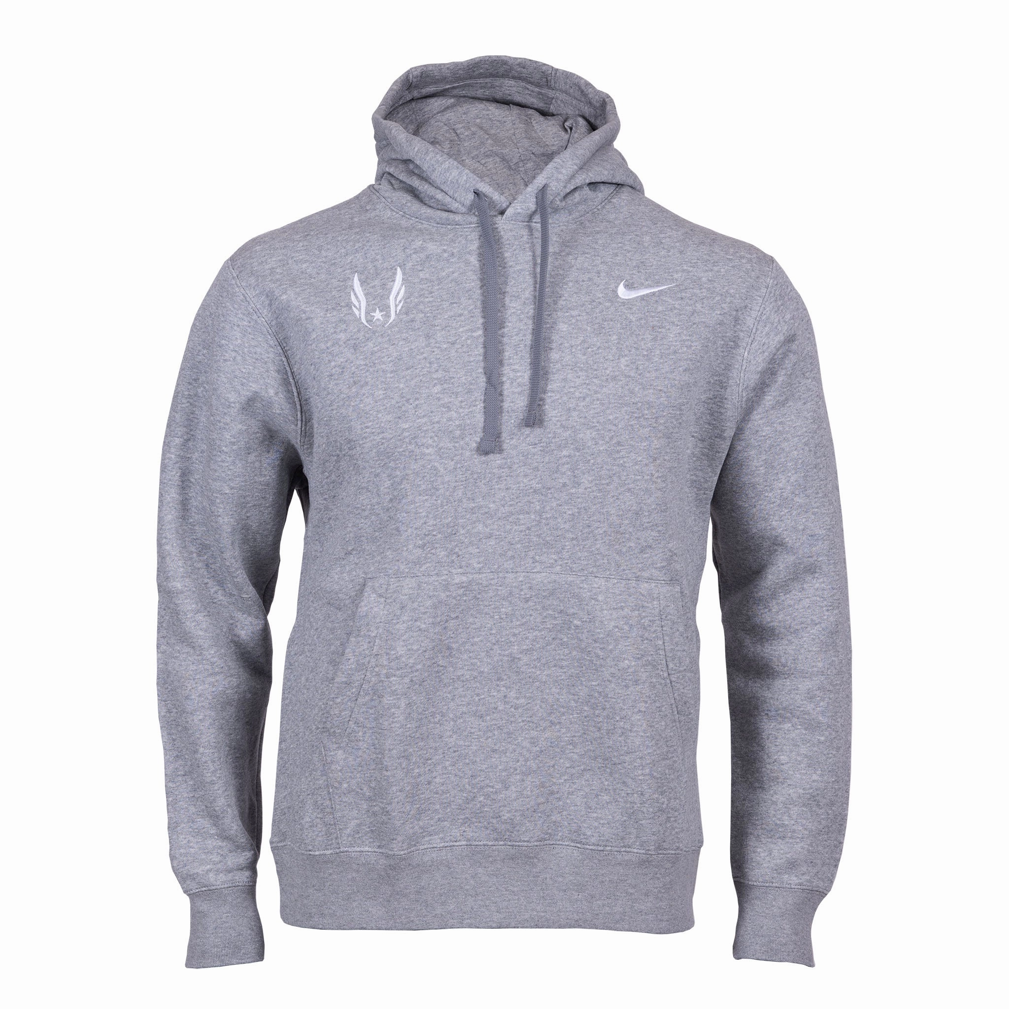 Nike USATF Sportswear Club Fleece Hoodie CompressionResistant Travel Must